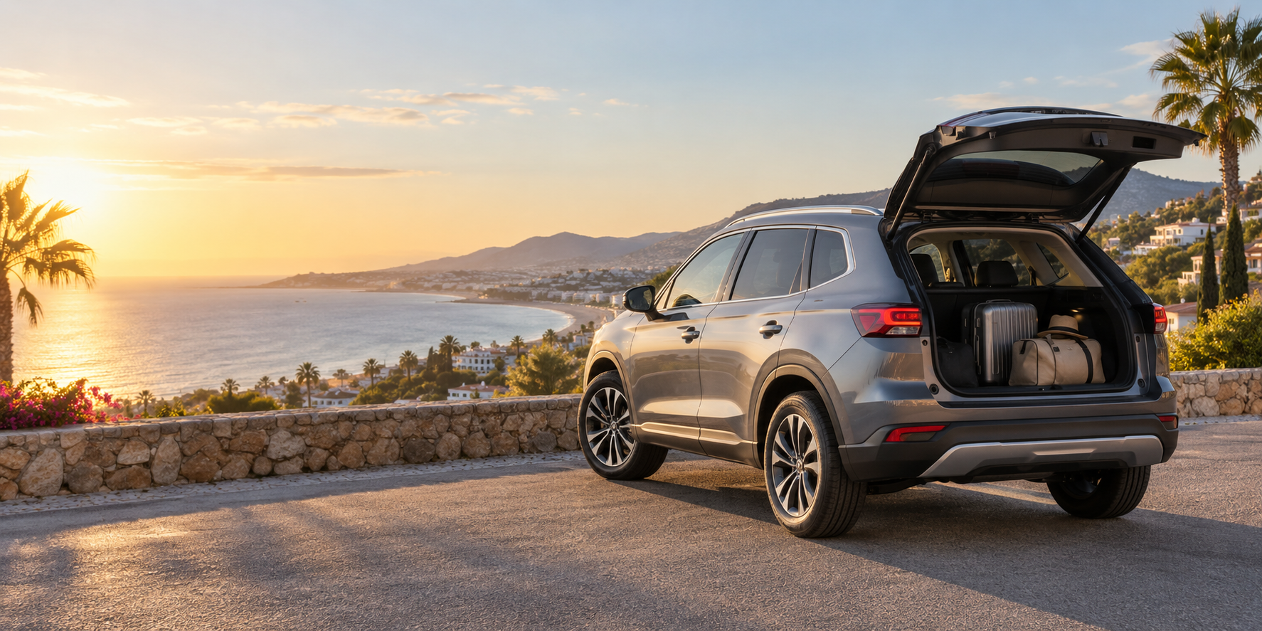 Customer exploring used-car finance on the Costa del Sol